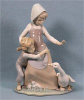 "Avoiding the Goose" Lladro Figurine No. 5033