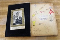 Vintage Olympic scrapbook