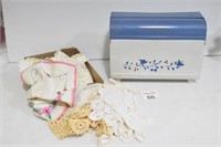 Saran Foil & Wax Paper holder, hankies