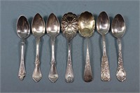 (7) Sterling Silver Teaspoons, 5 TO