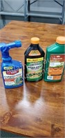 2 Partial and 1 full containers crabgrass killer,