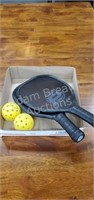 Pickle Pro classic pickleball paddles and balls
