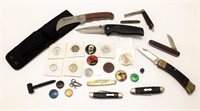 Pocket Knives, Buttons, Coins & More!