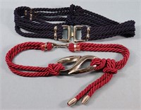 (2) Ladies Tassel Belts