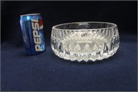 WEIGHTED BOTTOM CRYSTAL SERVING BOWL
