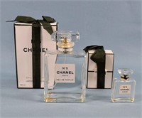 (2) Empty Chanel No. 5 Bottles
