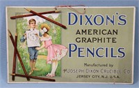 C. 1906 Dixon's Pencils Pasteboard Sign