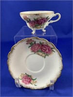 Footed Cup & Saucer   Japan