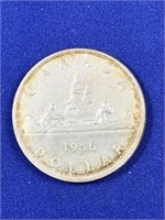 1956 Canadian Silver Dollar