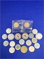 20 Canadian Tokens/Trade Dollars