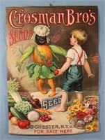 C. 1911 Crosman Bro's Seeds Poster