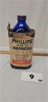 Old Milk of Magnesia Bottle w. Cardboard