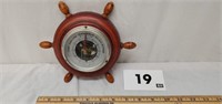 Ship's Wheel Barometer