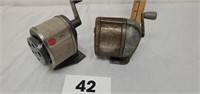 2 Old Pencil Sharpeners