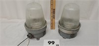 2 Crouse Hinds Industrial Light Fixtures
