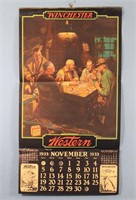 1933 Winchester Western Advert. Calendar