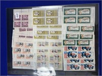 Canada 12 Matched Plate Blocks of Stamps