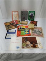 Large Cookbook and Recipe Lot