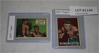 1951 & 1954 TOPPS BOXING CARDS