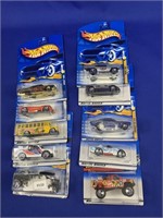 10 Hot Wheel Cars in Packages
