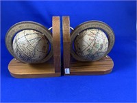 Set of Globe Bookends