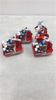 Lot of 4 Hershey kiss friction cars. 2004