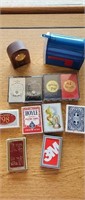 Lot of unique playing cards Nebraska Seal Boston