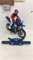 Tyco remote control dirt bike, with controller
