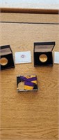 Lot of 3 bicentennial medals in cases