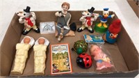 Vintage toy lot.  Disney, little chiefs , west