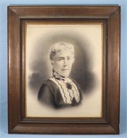 1901 Charcoal Portrait of Lady