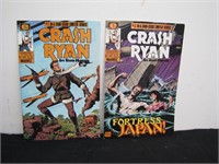 Vintage #1 & #3 Crash Ryan Comic Books