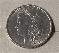 1889 Morgan Silver Dollar Fine