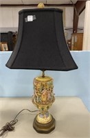 Capodimonte Style Porcelain Lamp