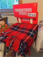YSU Stadium Chairs & Blanket x3