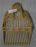 HANGING WIRE BIRD CAGE W/HINGED LID