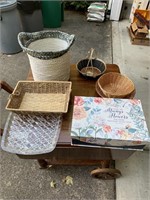 Serving Tray and Basket