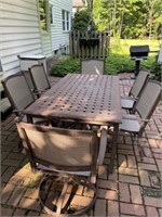6 Ft. Outdoor Table w/ 6 Chairs