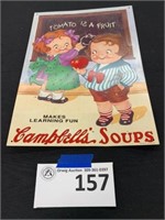 Vintage Campbell's Soup Metal Poster