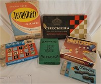 Set of Vintage Board Games x6
