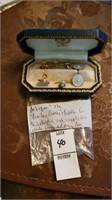 Antique Bailey, Banks & Biddle 14k cufflinks &