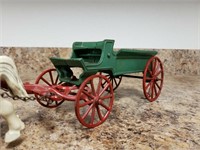 Orginial Antique Kenton Cast Iron Horse / Wagon