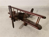 Wooden Airplane 15 1/2" Wingspan