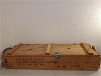 Wooden Military Ammo Box