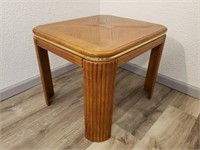 1970's Two Square Wooden End Tables