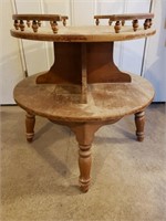 1960's Round End Table