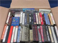 Large Lot of Cassette Tapes Various Genres