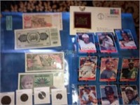 Assorted Coin/Card Lot - See Description and Photo