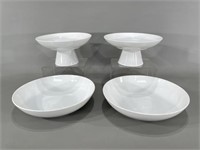 Porcelain Bowls & Pedestal Bowls