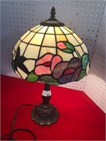 Lamp - Floral Glass Shade